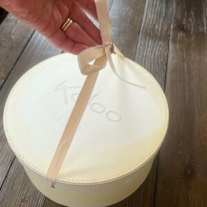 vintage 1998 Kaloo yellow gift box with ribbon